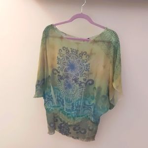 Size XL Apt. 9 sheer bohemian top